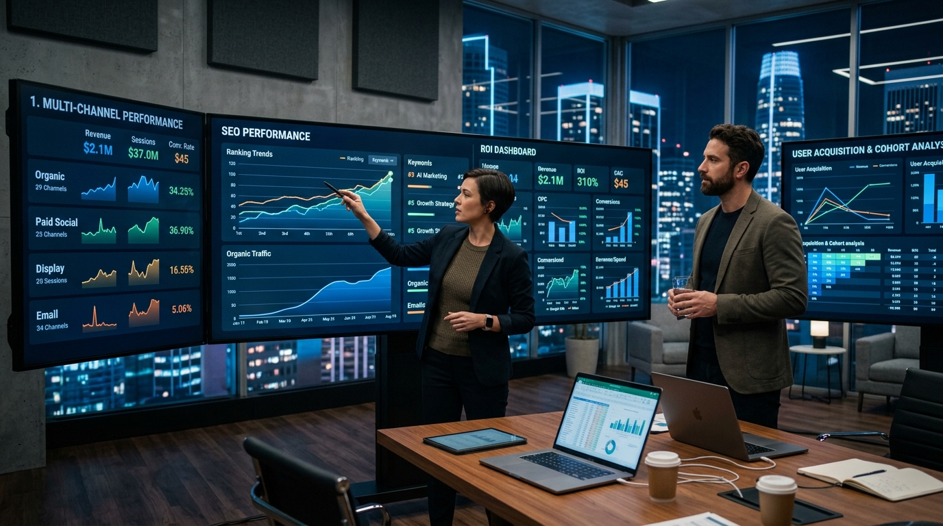 SEO & Digital Marketing growth board