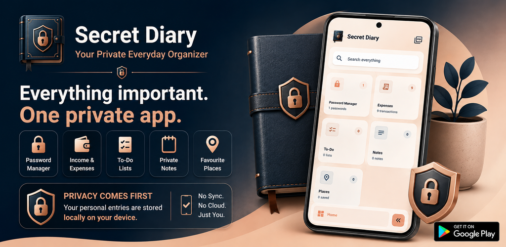 Secret Diary Secure Mobile App